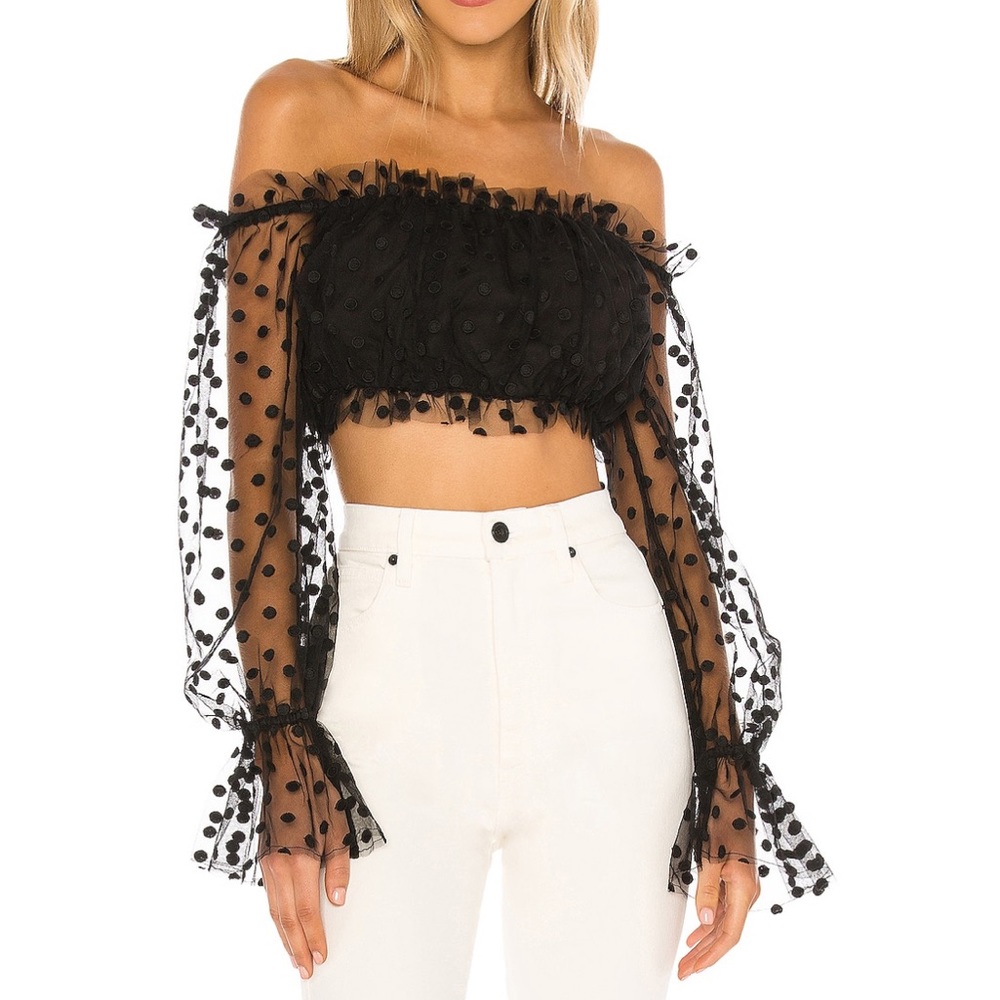 Majorelle black top